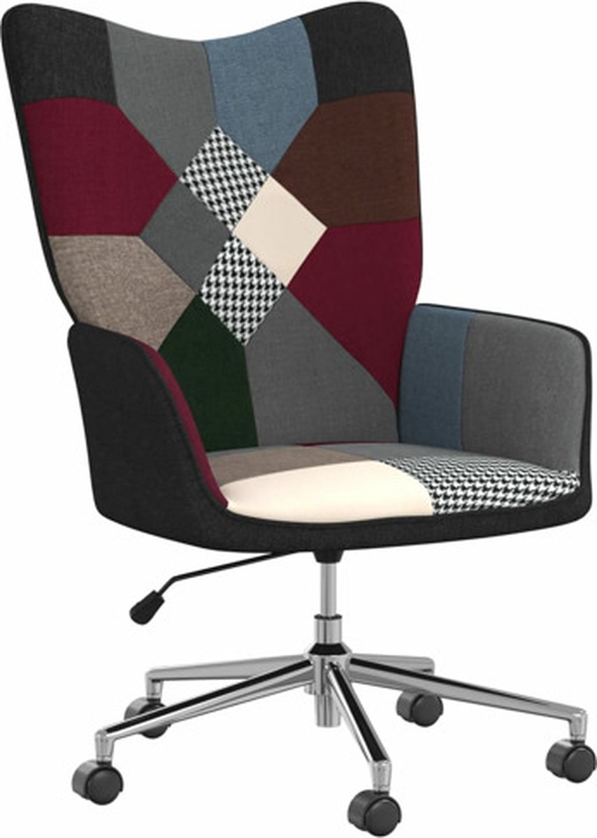 vidaXL - Relaxstoel - patchwork - stof