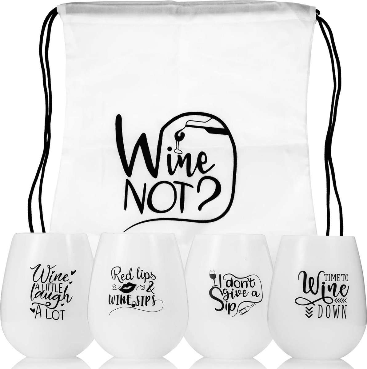 Wijnglazen set duurzaam – premium kwaliteit – feest - cadeau