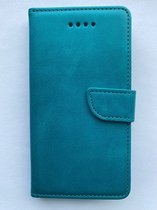 Geschikt voor Apple iphone 7 / 8 / SE2020 / SE2022 hoesje - Kunstleer Book Case - Turquoise met extra ruimte voor briefgeld