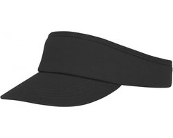 Bullet Sunvisor zonneklep voor volwassenen - Zwart - Katoenen verstelbare zonneklep - Dames/heren