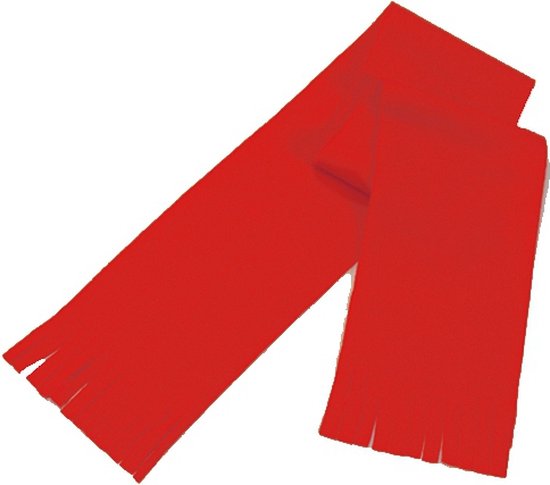 Voordelige kinder fleece sjaal rood