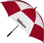 Parapluie de golf à double canopée de 62 pouces Wilson - Rouge Wit