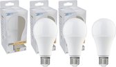 ProLong LED Lamp E27 - 16W (120W) - Warm wit - A60 Mat Peertje - 3 lampen