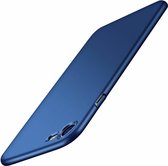 ShieldCase telefoonhoesje geschikt voor Apple iPhone SE 2020 / SE 2022 ultra thin case - blauw - Dun hoesje - Ultra dunne case - Backcover hoesje - Shockproof dun hoesje
