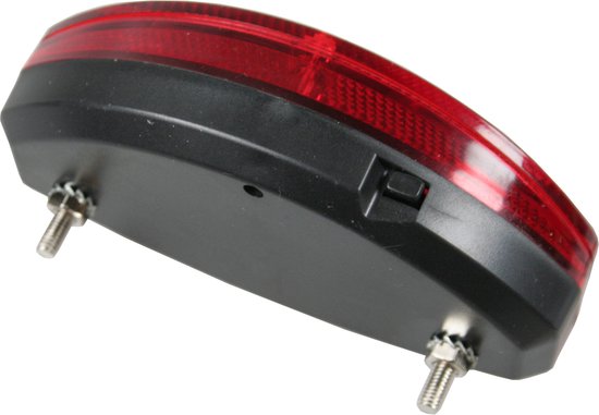 Fietsverlichting set fietskoplamp en achterlicht met staartreflector - LED - universeel - fietsverlichting op batterijen - voorlichten / achterlichten — afbeelding 2