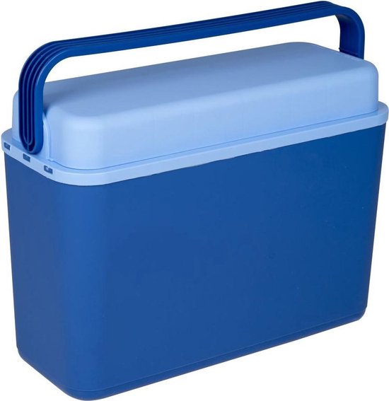 Koelbox donkerblauw 12 liter 40 x 17 x 29 cm incl. 2 koelelementen van KOEL — afbeelding 2