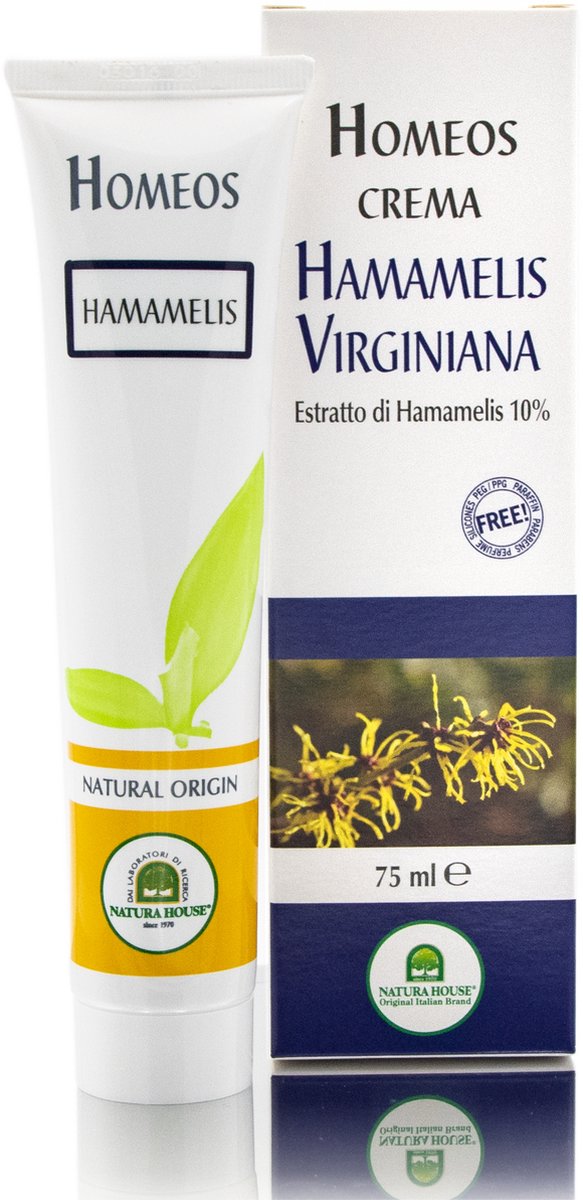 Homeos Hamamelis Crème - 10% Hamamelis Extract - 75 ml.