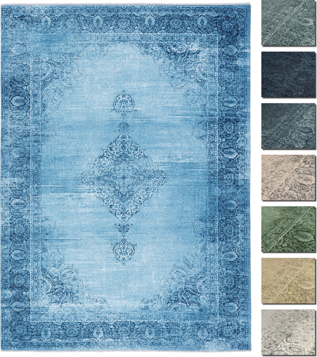 Vintage vloerkleed Traditions - groen Vintage vloerkleed Traditions - groen