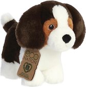 Pluche dieren knuffels beagle hond van 21 cm - Knuffeldieren honden speelgoed