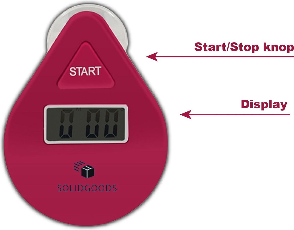 SolidGoods Douchetimer Douchetimer 5 minuten Douchewekker