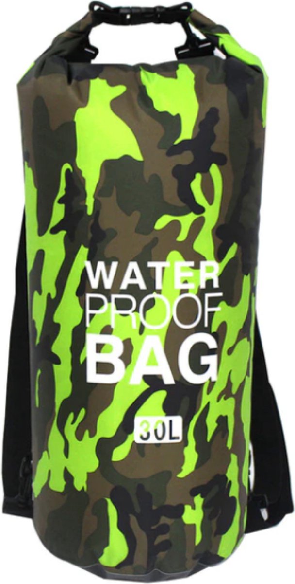 Drybag | Waterproof PVC tas | groen 30L | Waterdichte zak | Tas voor op het water | Waterproof Kanotas/zeiltas/boottas