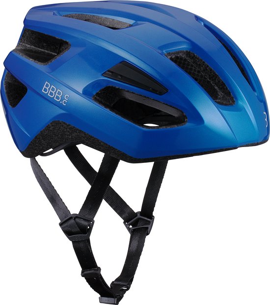 BBB Cycling Kite 2.0 Racefiets Helm - Mountainbike Helm - Wielrenhelm - Sporthelm - Glanzend Blauw - Maat M - BHE-29B