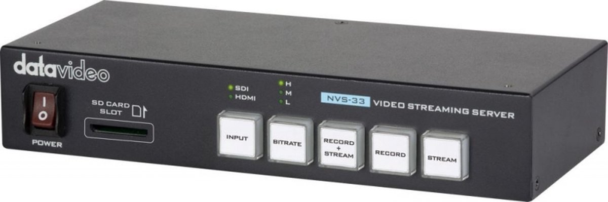 Datavideo Nvs-33 H.264 Video Streaming Encoder and Mp4 Recorder - Datavideo