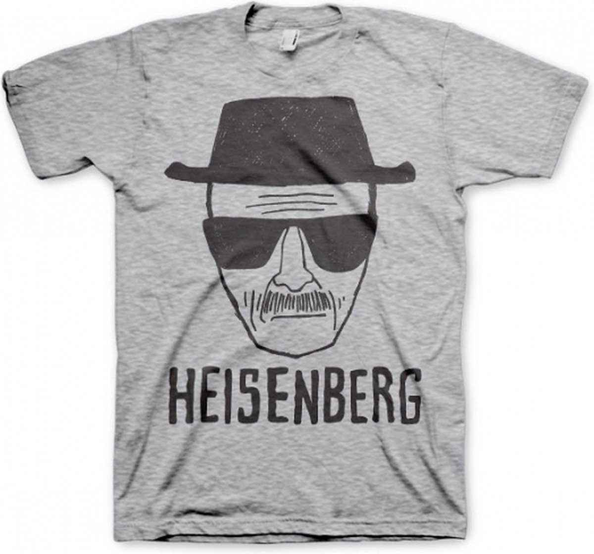 T-shirt Breaking Bad Heisenberg grijs L