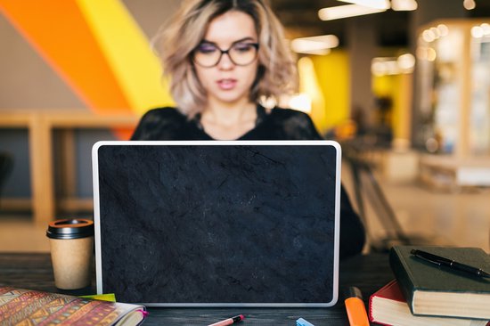 Autocollant pour ordinateur portable - 15,6 pouces - Béton - Ciment - Texture - 36x27,5 cm - Autocollants pour ordinateur portable - Peau pour ordinateur portable - Couverture