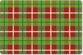 Muismat XXL - Bureau onderlegger - Bureau mat - Plaid - Groen - Patronen - 90x60 cm - XXL muismat