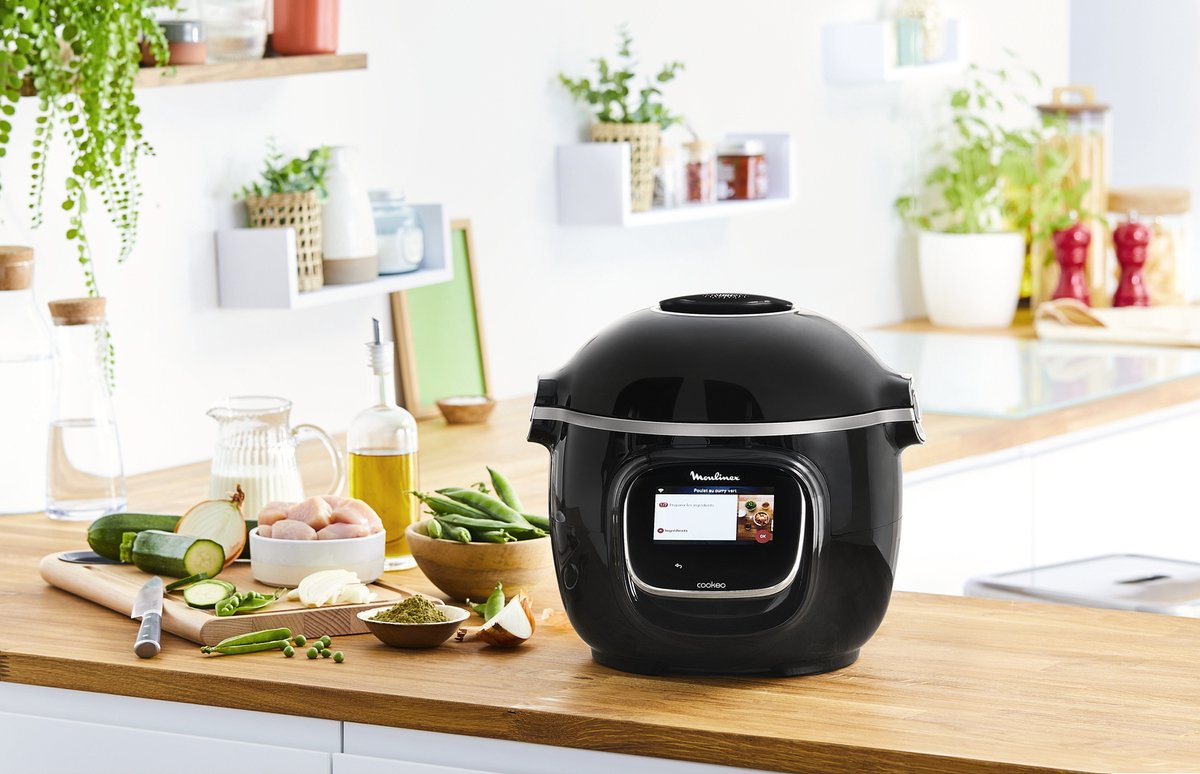 Moulinex Cookéo Touch Multicooker 1600W Zwart - afbeelding 2