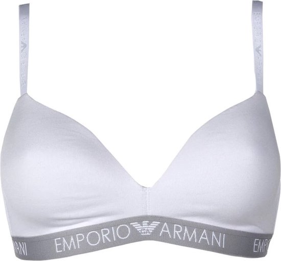 Emporio Armani Dames Padded Triangle Bra Wit XL