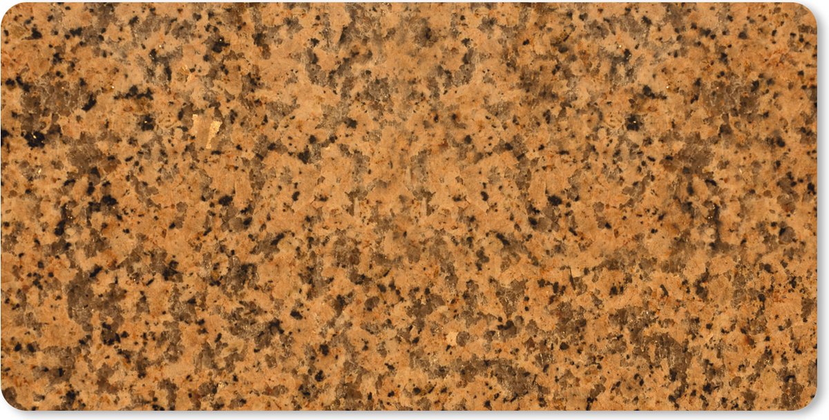 Muismat XXL 80x40 cm - Bureau onderlegger - Bureau mat Graniet - Kristal - Oranje - Zwart - Bureaumat - Gaming mousepad xl - Bureaulegger groot - Computer deskmat