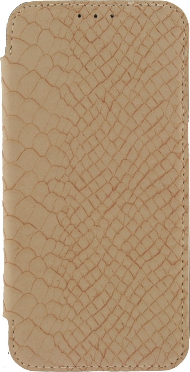 Samsung Galaxy S7 Edge Hoesje - Mobilize - Slim Serie - Kunstlederen Bookcase - Creamy Rose Snake - Hoesje Geschikt Voor Samsung Galaxy S7 Edge