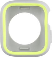 Beschermende watch case - hoesje - geschikt voor Apple Watch Series 4/5/6/SE - 44 mm - zwart-geel