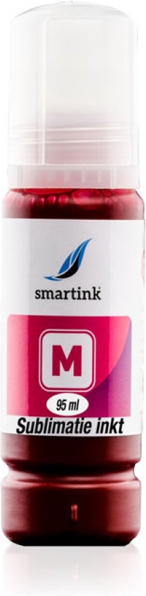 Geschikt Epson 112 XXXL Ecotank Sublimatie inkt Magenta (M) 95 ml inktfles- Smart Ink Huismerk (Alleen Geschikt voor hittepers)