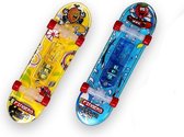 Fingerboard- 2 stuks met licht - vinger skateboard - mini skateboard