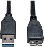 Tripp Lite U326-003-BK USB-kabel 0,91 m USB 3.2 Gen 1 (3.1 Gen 1) USB A Micro-USB B Zwart