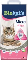 Biokat's Micro Fresh - 14 L - Kattenbakvulling - Klontvormende - Zomergeur