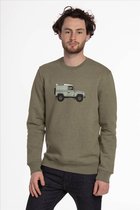 Brooklyn Kaki 'Piston Club-Defender' sweater Auto | Jeep | Land Rover | Grappig | Cadeau - Maat M