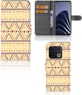 Wallet Book Case OnePlus 10 Pro GSM Hoesje Aztec Yellow