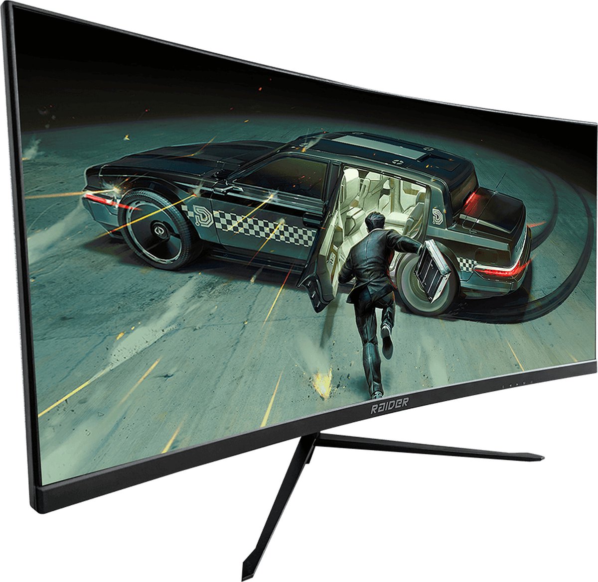 RAIDER Ultra Wide Gaming Monitor - Curved, 30 inch, 200Hz, 1 - afbeelding 2