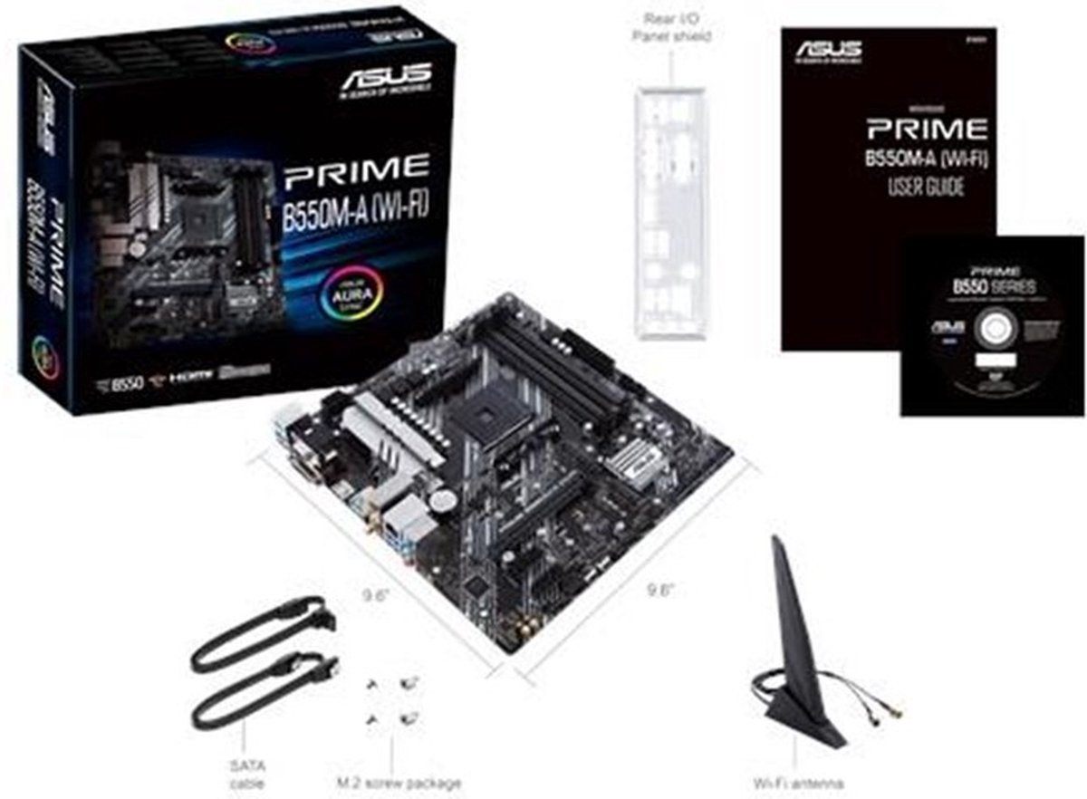Asus Prime B550M-A - Moederbord - Micro-Atx - Amd B550 - Socket Amd Am4 - afbeelding 10