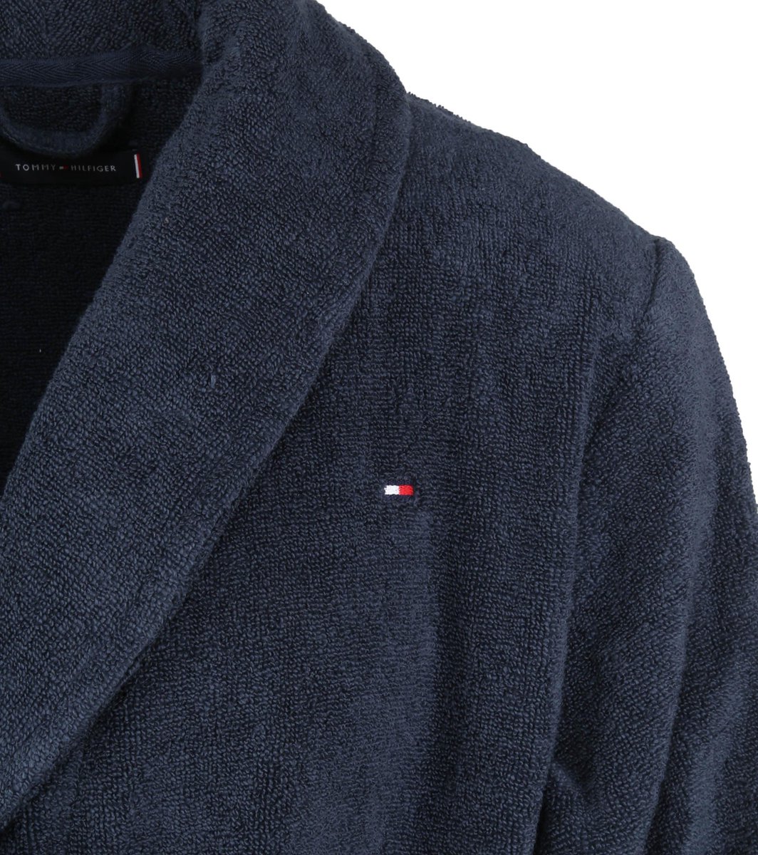 Tommy Hilfiger - Badjas Donkerblauw - Heren - Regular - fit — afbeelding 9