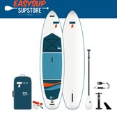 TAHE SUP Air 11'0 Beach Wing Pack, opblaasbaar SUP board, compleet pakket, geschikt voor de hele familie, verstelbare peddel