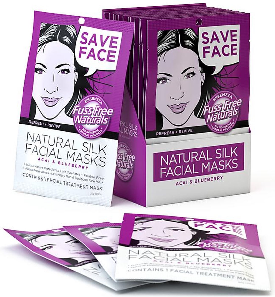Fuss Free Nat Face mask refresh revive 1st