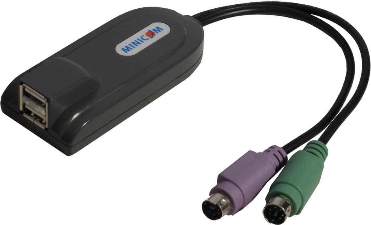Tripp Lite 0DT60002 tussenstuk voor kabels USB PS/2 Zwart