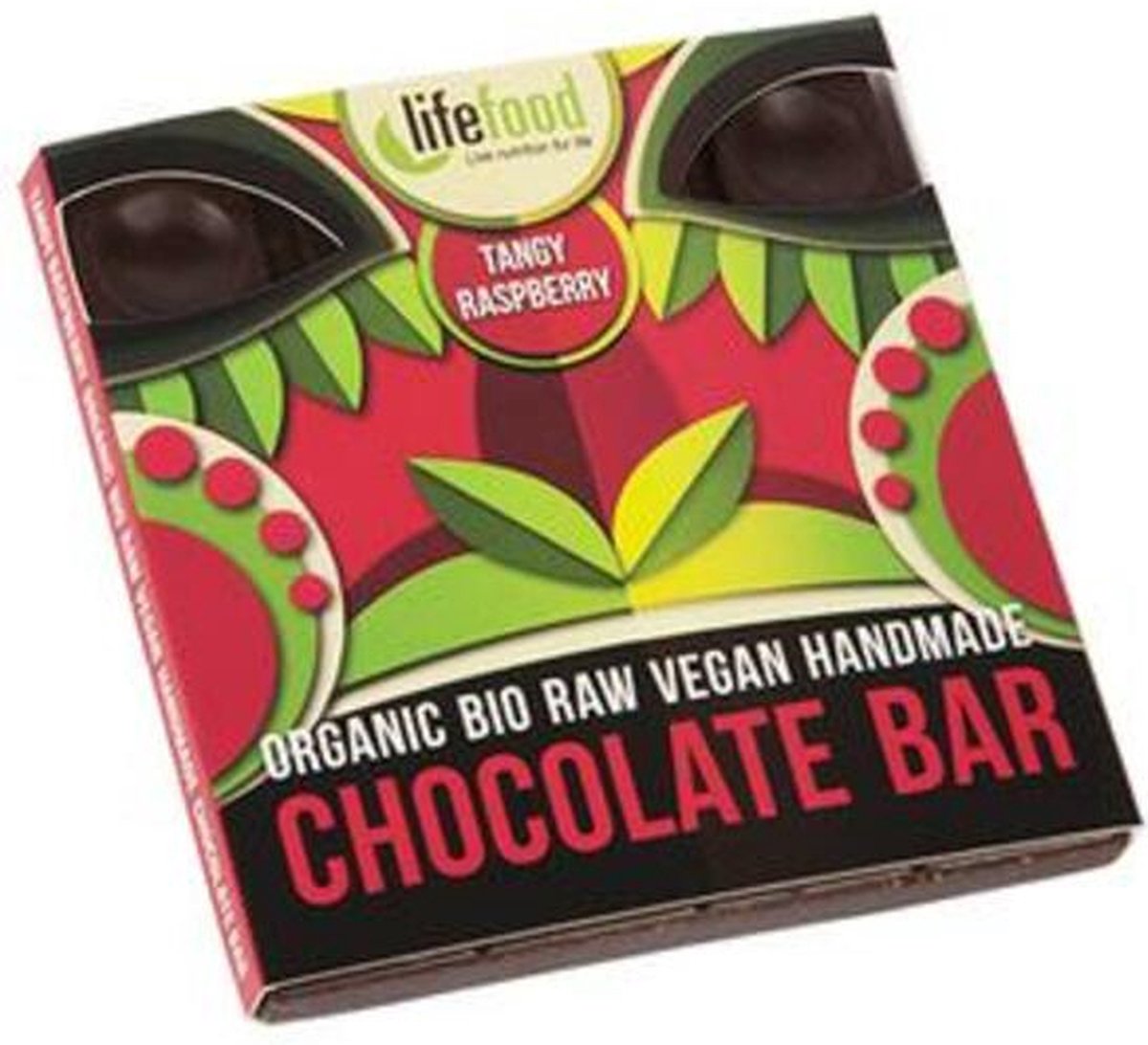 Lifefood Raw chocolate tangy raspberry 35 gram
