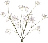 6x stuks kunstbloemen Gipskruid/Gypsophila takken wit 66 cm - Kunstplanten en steelbloemen
