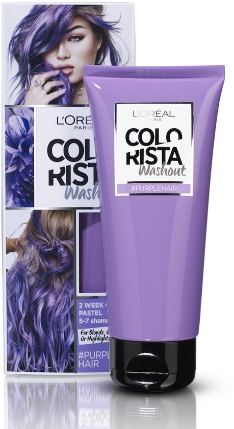 L'Oréal Paris Colorista Washout Haarverf - Paars - 1 Tot 2 Weken Kleuring