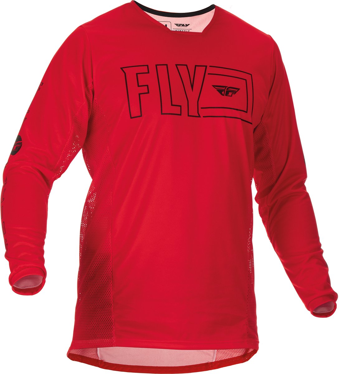 FLY Racing Kinetic Fuel Jersey Red Black L - Maat -