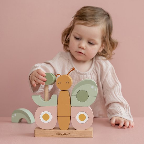 Little Dutch Stapelaar Vlinder Fsc van Little Dutch — afbeelding 2