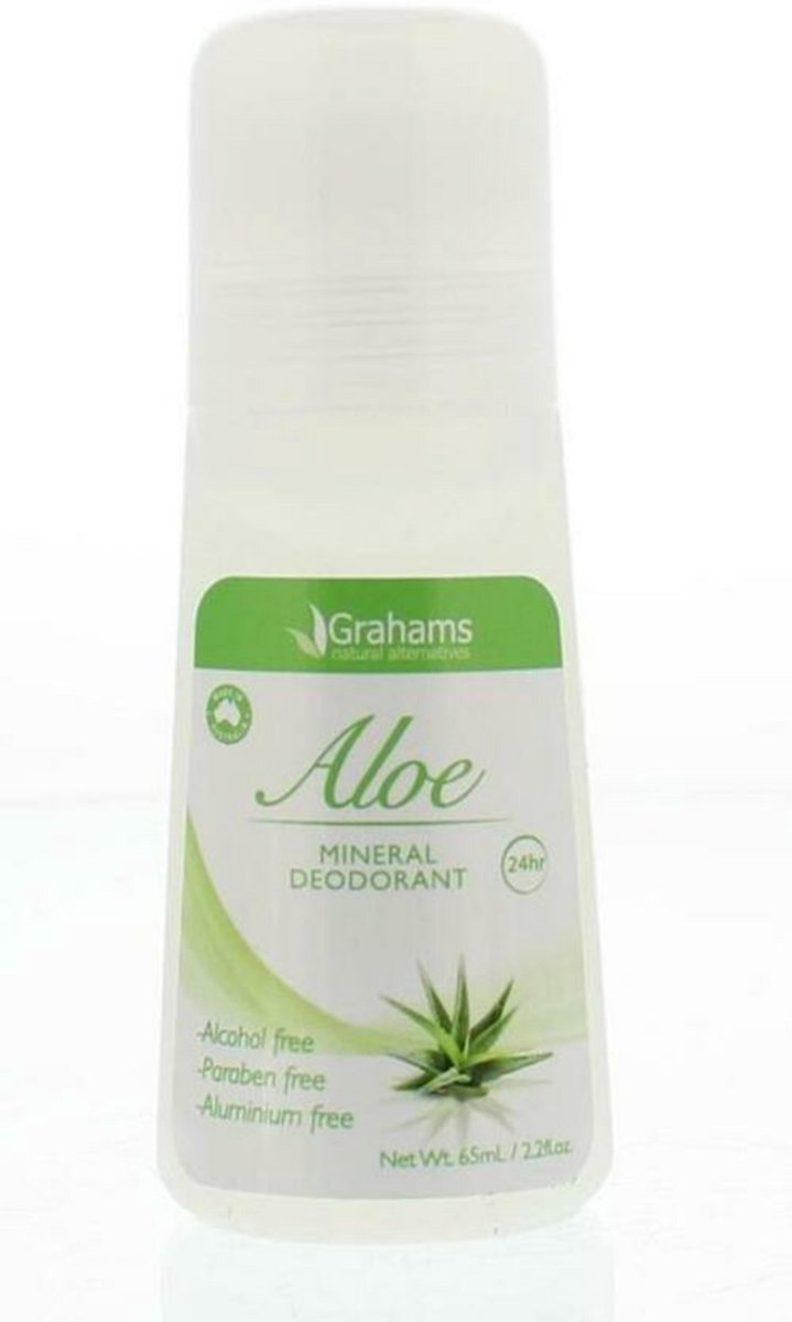 Goedkoopste Grahams Deodorant mineral aloe 65 Milliliter
