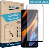 Poco X4 GT screenprotector - Full Cover - Gehard glas - Zwart - Just in Case