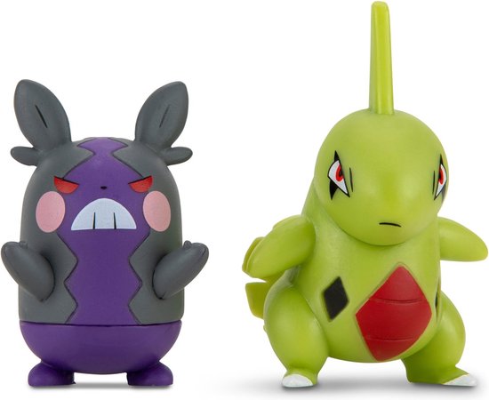 Pokemon - W7 Battle Figure - Larvitar & Hangry Morpeko (95007_8)