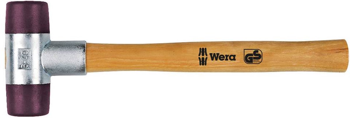 Marteau Wera 102 05000525001 Marteau à métal mi-dur 635 g 320 mm
