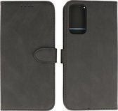 Hoesje Geschikt voor Samsung Galaxy S20 FE - Portemonnee Book Case - Kaarthouder & Magneetlipje - Kunstleer - Zwart