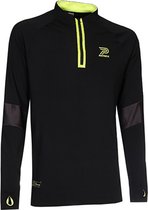 Patrick High Performance Exclusive Ziptop Heren - Zwart / Fluogeel | Maat: XXL