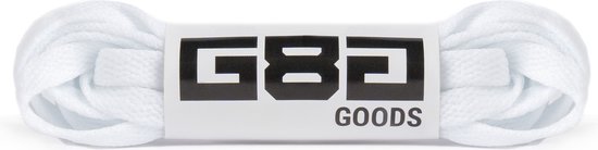 GBG Sneaker Veters 120CM - Wit - White - Laces - Platte Veter - GBG Goods