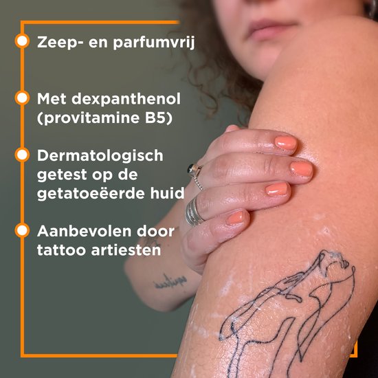 Bepanthen Tattoo Wasgel - milde reiniging - getatoeeerde huid - 200 ml - Bepanthen